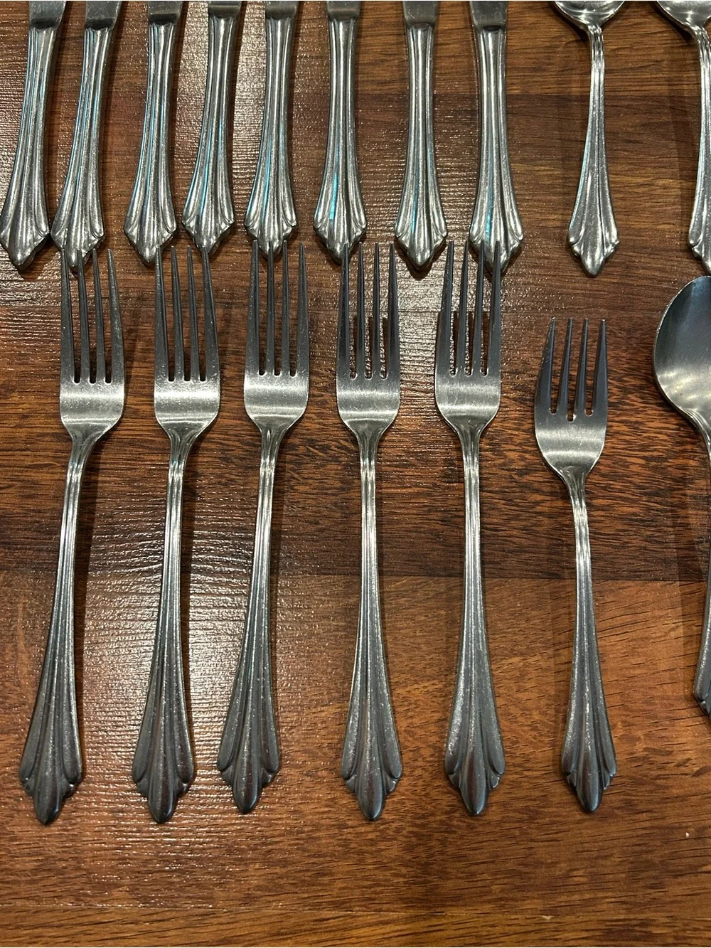 REED & BARTON Select Stainless Steel Flatware 27 Pieces